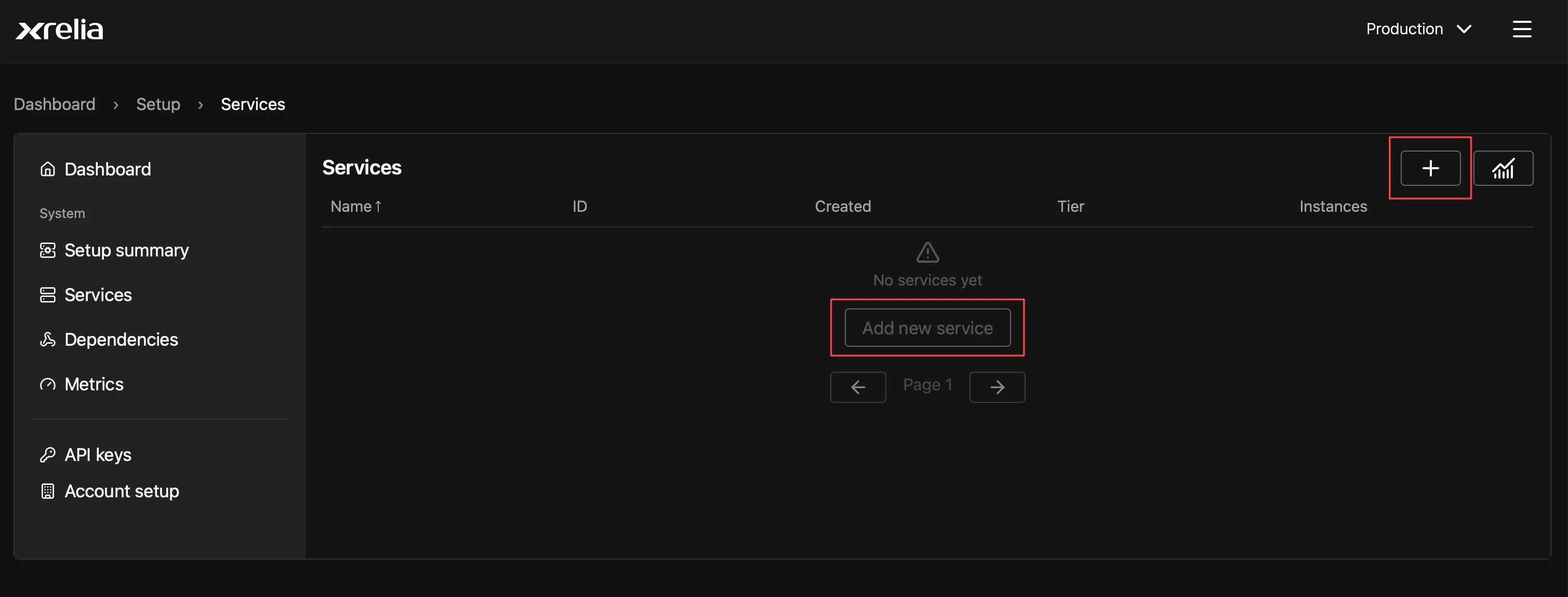 Service page Service page